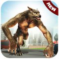 The Angry Wolf Simulator : Werewolf Games Mod APK icon