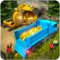 Gold Digger Heavy Excavator Crane Mining Games Mod APK icon