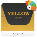 XPERIA™ Yellow Retro Theme Mod APK icon