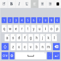 White&Blue LG Keyboard Theme Mod APK icon