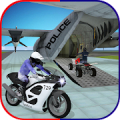 US Police Airplane: Kids Moto Transporter Games Mod APK icon