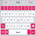 Wihte&Pink LG Keyboard Theme Mod APK icon