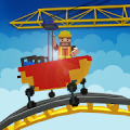Roller Coaster City Builder : Exploration & Build Mod APK icon
