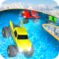 Water Slide Monster Truck Race - new free game 3d Mod APK icon