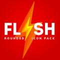 Flash rounded icon pack HD Mod APK icon
