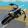 Flying Police Motorcycle Rider 2019 Mod APK 1 - Baixar Flying Police Motorcycle Rider 2019 Mod para android com [Desbloq