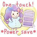 One touch!Battery-Saving girls Mod APK icon