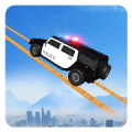 Impossible Police Jeep Stunts Mod APK icon