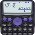 Calculator 350 es L84+ calculator sin cos tan Mod APK icon