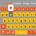 Org-Red Keyboard LG theme Mod APK icon