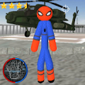 Stickman Spider Rope Hero Gangstar Crime Mod APK icon