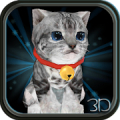 Fluffy Cat Pet 3D HD lwp Mod APK icon