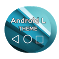 L BLUE Android Theme CM11/PA Mod APK icon