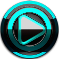 Poweramp skin Black Turquoise Mod APK icon