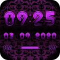 A-PURPLE Digital Clock Widget Mod APK icon