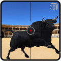 Angry Bull Attack Shooting Mod APK icon