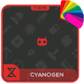 Тема XPERIEN™ -Cyanogen Red icon