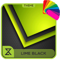 Theme XPERIEN™ - Lime black Mod APK icon