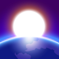 3D Earth - real earth image and space icon