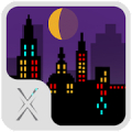 Xperia City Night THEME Mod APK icon