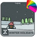 Winter holidays (Xperia Theme) Mod APK icon