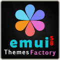 Theme Dark Bloom Carbon for Huawei EMUI 5/5.1/8 Mod APK icon