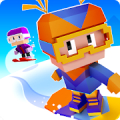 Blocky Snowboarding Mod APK icon