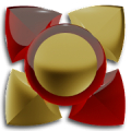 3D RED GOLD Next Launcher Mod APK icon