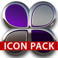 icon pack purple glas 3D Mod APK icon