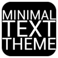 Minimal Text THEME - PAID Mod APK icon