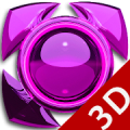 Next Launcher Theme glas pink Mod APK icon