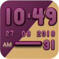 Berry digital clock icon