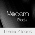 Modern Black Theme + Icons Mod APK icon