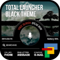 Black Total launcher theme Mod APK icon