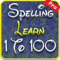 1 to 100 number spelling learn icon