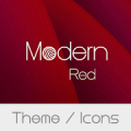 Modern Red Theme + Icons Mod APK icon
