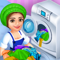 Laundry Shop Washing Games Sim icon