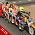 Bus Bike Taxi Bike Games Mod APK icon