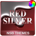 Red Silver Theme for Xperia Mod APK icon