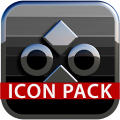 Icon Pack Sakato HD gray black Mod APK icon