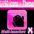 Pink BlkTux icon pack Mod APK icon