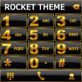 Theme Black Gold RocketDial Mod APK icon