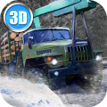 Winter Timber Truck Simulator Mod APK icon
