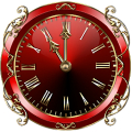 Red Clock Widget icon