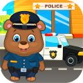 Kids policeman icon