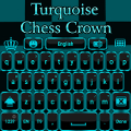 Turquoise Crown Keyboard theme Mod APK icon