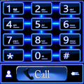 Blue Neon Theme for ExDialer Mod APK icon