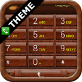 exDialer Mahogany Wood Theme icon