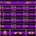 Abstract Violet Dialer theme Mod APK icon