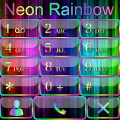 Neon Rainbow Dialer theme Mod APK icon